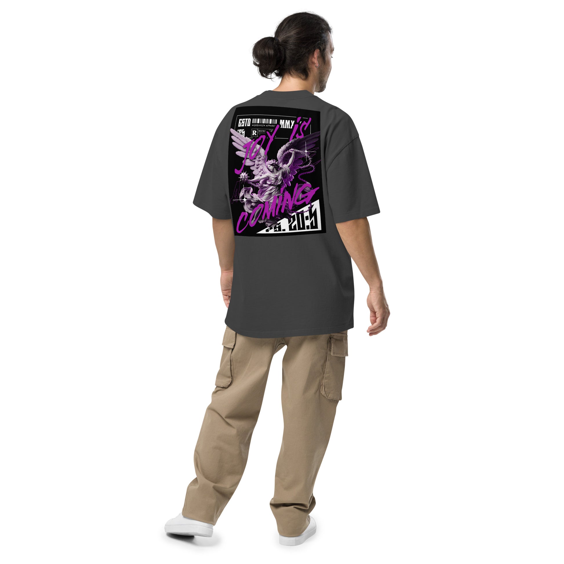 Wordinszn Oversized faded t-shirt