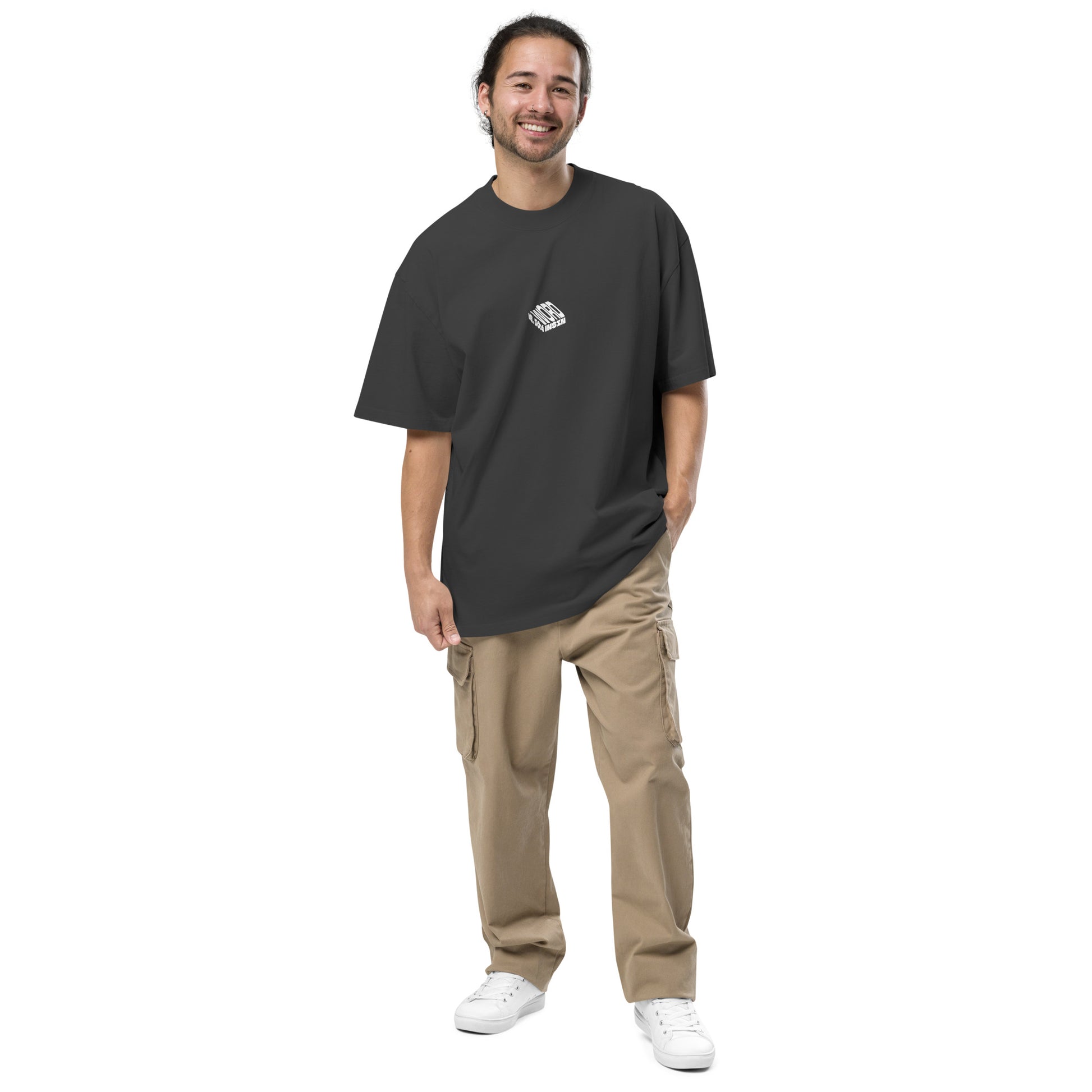 Wordinszn Oversized faded t-shirt